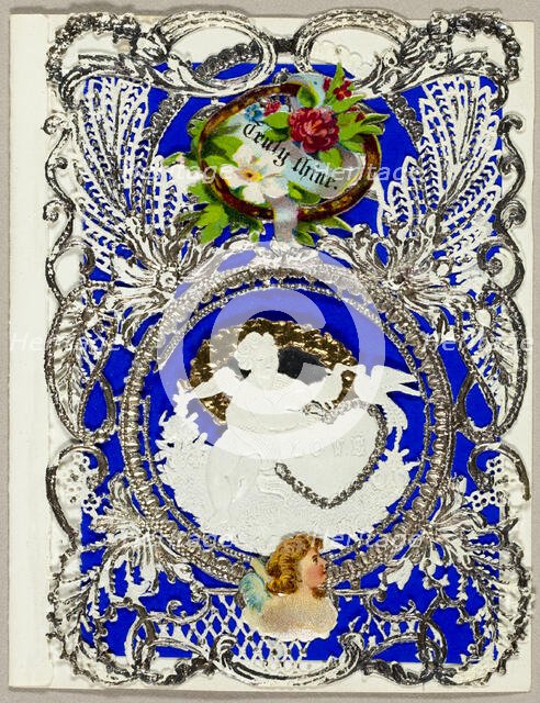 Truly Thine (valentine), c. 1860. Creator: John Windsor.