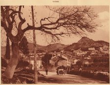 'View taken from Chemin de l'Hermitage, Hyeres', 1930. Creator: Unknown.
