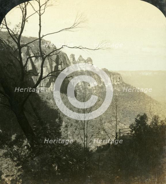 'The Katoomba and Jamieson Basins, Blue Mountains, New South Wales', Australia, 1908. Creator: George Rose.