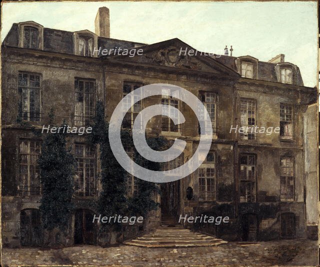 Hotel Le Brun, rue du Cardinal-Lemoine, c1898. Creator: Leon Cugnet.