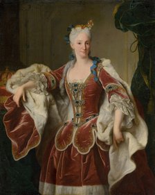 Portrait of Elisabeth Farnese, Queen consort of Spain, 1723. Creator: Ranc; Jean (1674-1735).