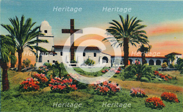 'Junipero Serra Museum, Old Town. San Diego, California', c1941. Artist: Unknown.