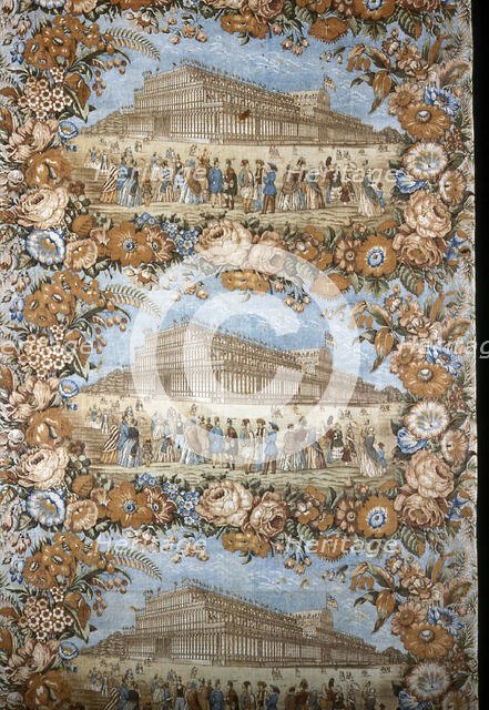 Panel (Furnishing Fabric), England, c. 1851. Creator: Wright & Lee.