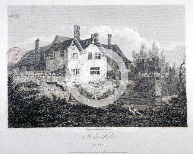 Marks Hall, Romford, Essex, 1805.        Artist: John Greig