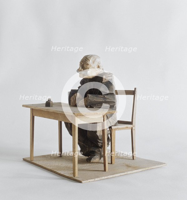 Inspecting the military recruit.  Artist: Torkel Lindeberg