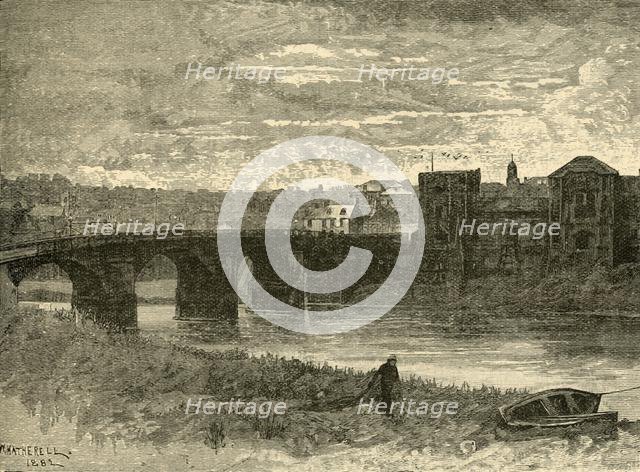 'Newport Bridge and Castle', 1898. Creator: Unknown.