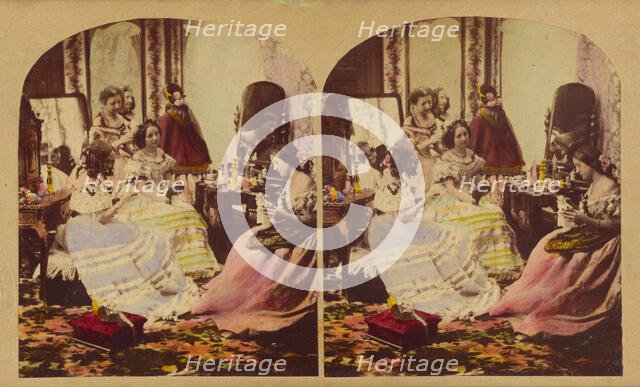 Before the Ball, about 1860. Creators: London Stereoscopic & Photographic Co, Joseph John Elliott.