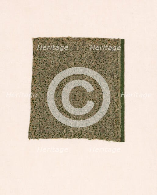 Fragment, France, 1701/25. Creator: Unknown.