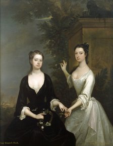 Lady Elizabeth and Lady Henrietta Finch, c1730-c1731. Artist: Charles Jervas.