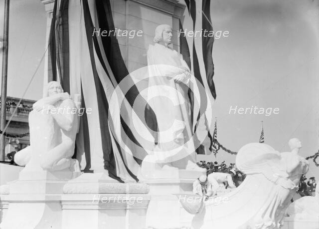 Columbus Memorial - Statue of Columbus, 1912. Creator: Harris & Ewing.