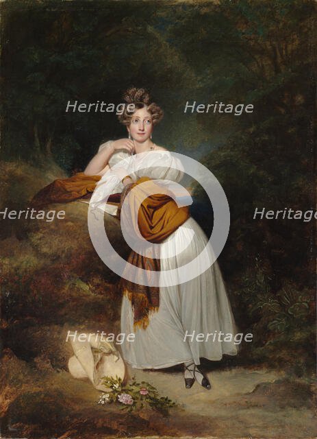 Portrait of Grand Duchess Sophie of Baden (1801-1865), 1831. Creator: Winterhalter, Franz Xavier (1805-1873).