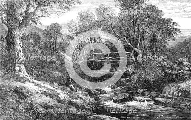"The Fisherman's Haunt", by G. Chester, in the Exhibition of the Royal Academy, 1862. Creators: Unknown, George Chester.