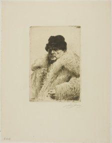Self-Portrait 1916, 1916. Creator: Anders Leonard Zorn.