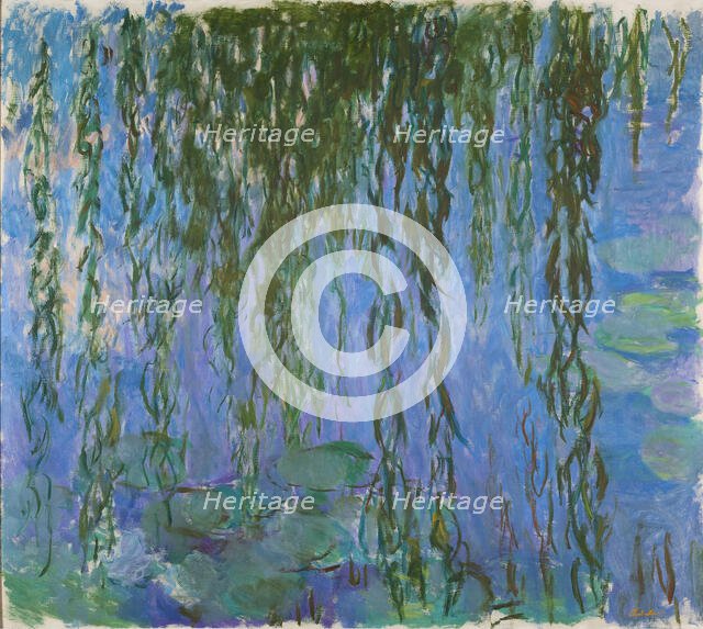 Nymphéas avec rameaux de saule, 1916-1919. Creator: Monet, Claude (1840-1926).