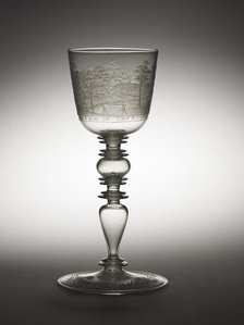 Goblet, c. 1680. Creator: Hermann Schwinger (German, 1640-1683).