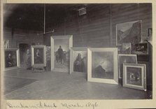 Petrus van der Velden studio, Auckland, c.1896. Creator: Unknown.