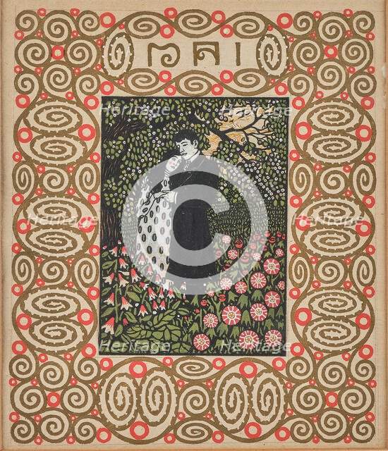 In the garden (lovers). Monthly newsletter: May. Creator: Krenek, Carl (1880-1949).