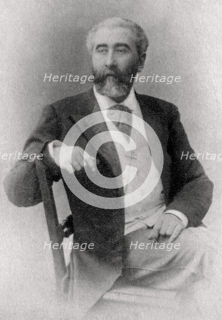 Jose-Maria de Heredia, Cuban-born French poet, 1902. Artist: Unknown