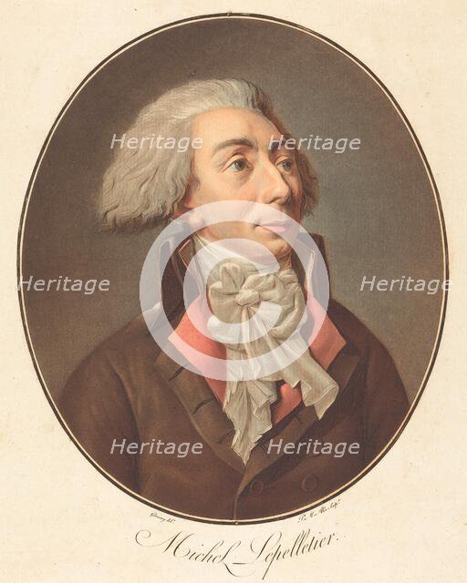 Michel Lepelletier, 1794. Creator: Pierre Michel Alix.