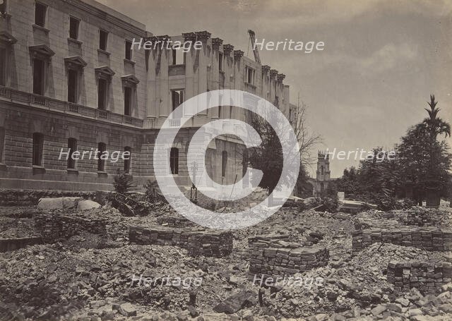 The New Capitol, Columbia, South Carolina, 1860s. Creator: George N. Barnard.