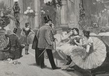 "In the Foyer", 1898. Creator: Tomás Muñoz Lucena.