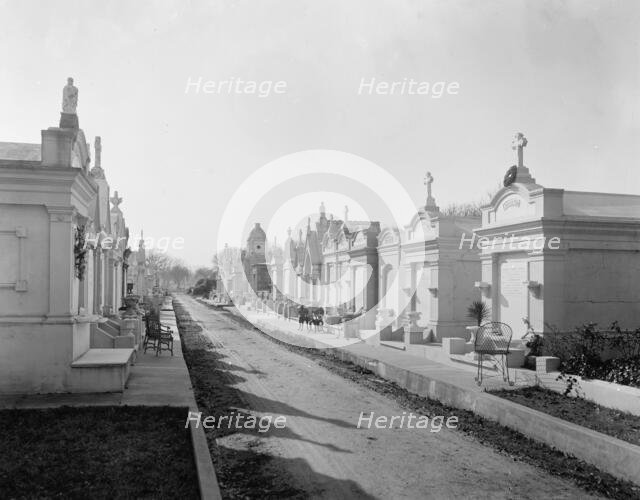 Metairie Cemetery, New Orleans, Louisiana, between 1880 and 1901. Creator: Unknown.