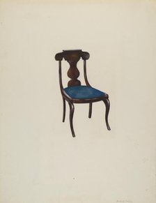 Side Chair, c. 1941. Creator: Herbert S. Frere.