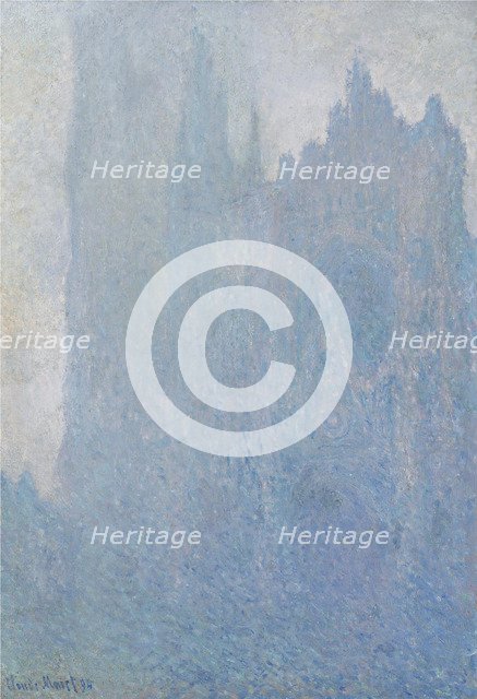 The Rouen Cathedral in fog, 1893. Artist: Monet, Claude (1840-1926)