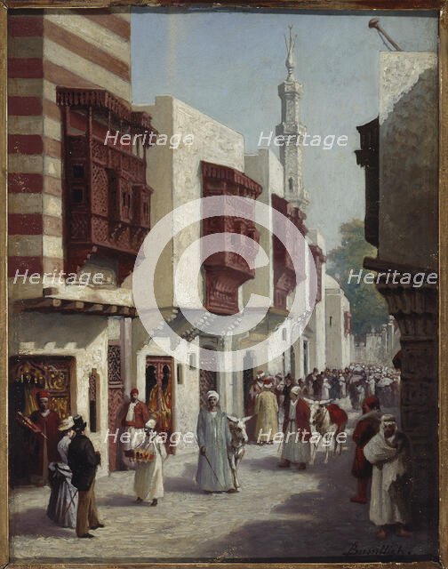 Ruedu Caire, at the 1889 exhibition. Creator: C Bussilliet.