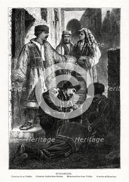 Bulgarians, 1879. Artist: Pierre Fritel