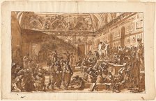 The School of Rome, c. 1795. Creator: Felice Giani.