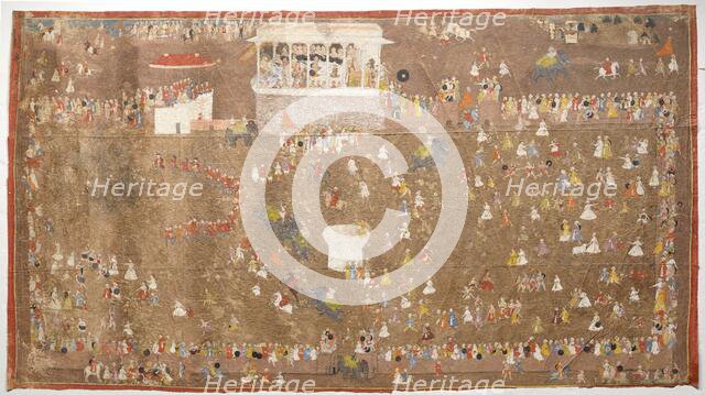 Joan Ketelaar’s Embassy to the King of Udaipur, c.1711. Creator: Anon.