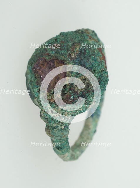 Finger Ring, Frankish, 7th century. Creator: Unknown.