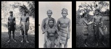 Sarawak: a Kayan and Sea Dayak man, three Land Dayaks, and a Sea Dayak man and woman. Creator: Unknown.