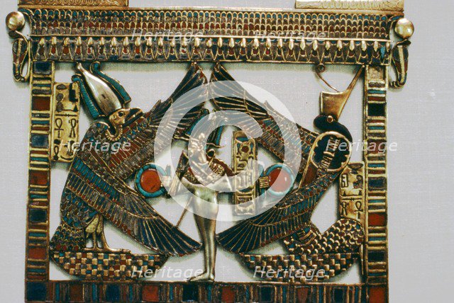 Pectoral Plaque from the Tomb of Tutakhamun,  New Kingdom, c1332BC-1323 BC Artist: Unknown.
