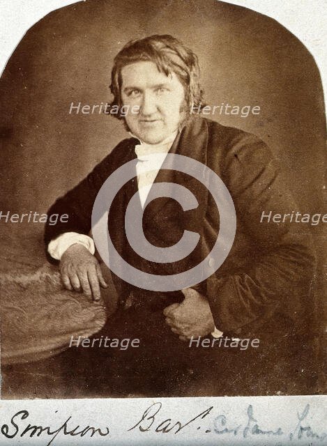 Sir James Young Simpson. Creator: J. G. Tunny.