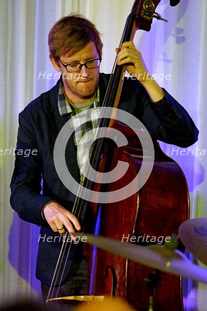 Patrick Mulcahy, Watermill Jazz Club, Dorking, Surrey, April 11, 2017. Artist: Brian O'Connor.