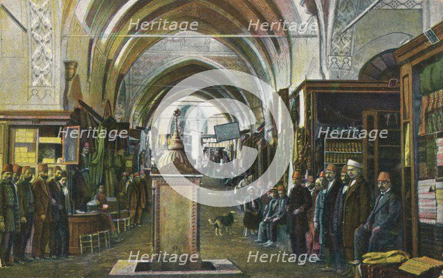 'Salut de Constantinople - Le Grand Bazar', c1900.  Artist: Unknown.