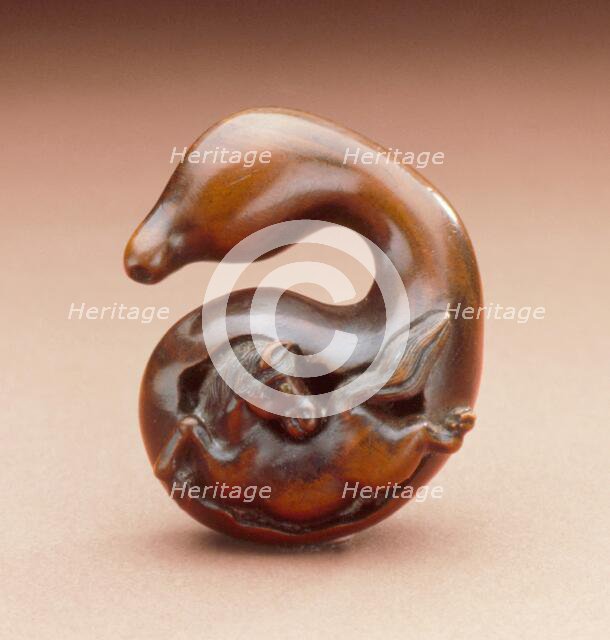 Horse in Gourd, First half of 19th century. Creator: Naito Toyomasa.