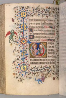 Hours of Charles the Noble, King of Navarre (1361-1425), fol. 269v, SS. Simon and Judas, c. 1405. Creator: Master of the Brussels Initials and Associates (French).