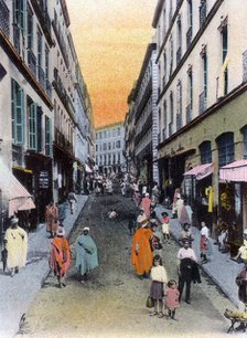 Random Street, Algiers, Algeria, early 20th century. Artist: Unknown