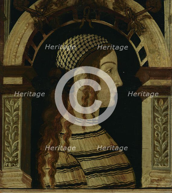 Profile of a Gypsy Woman, 1500-1525. Creator: Unknown.