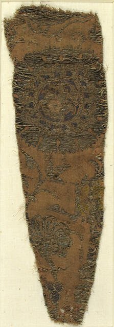 Textile with Floral Ornaments, Italian, 14th-15th century. Creator: Unknown.