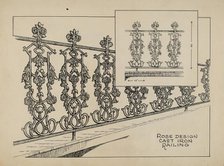 Cast Iron Balcony, c. 1936. Creator: Thomas Byrne.