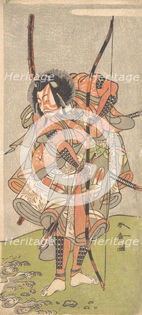 Kabuki Actor Ichikawa Ebizo III (Ichikawa Danjuro IV), 2nd month, 1774. Creator: Shunsho.