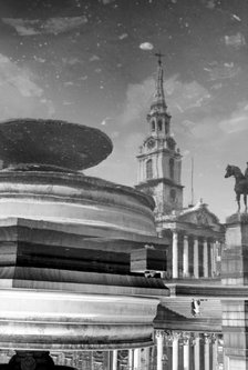 St Martin in the Fields, Trafalgar Square, London, 1945-1950. Artist: SW Rawlings