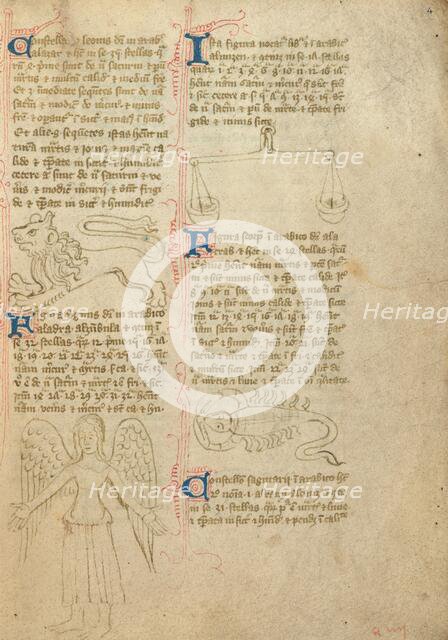 Constellation; Astronomical and Medical Miscellany, shortly after 1386. Creator: Unknown.