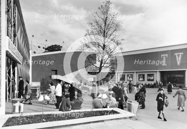 Homes and Gardens Pavilion, Festival of Britain site, South Bank, Lambeth, London, 1951. Artist: Unknown.