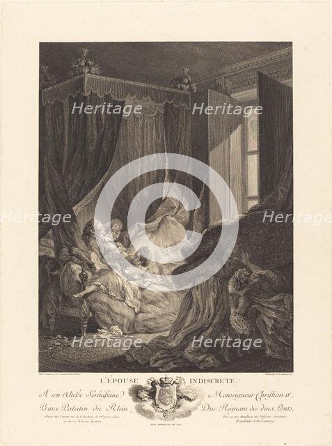 L'Epouse indiscrete, 1771. Creator: Nicolas Delaunay.