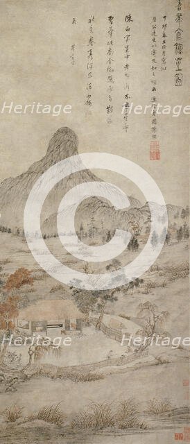 Planting Fragrant Fungus at the Tiaozhou'an, Ming dynasty (1368-1644), 1627 (?). Creator: Chen Guan.